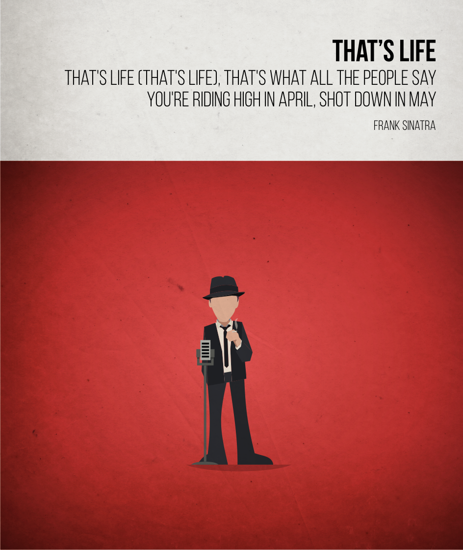 That's Life- Frank Sinatra - Beatone Canvas Print 2020