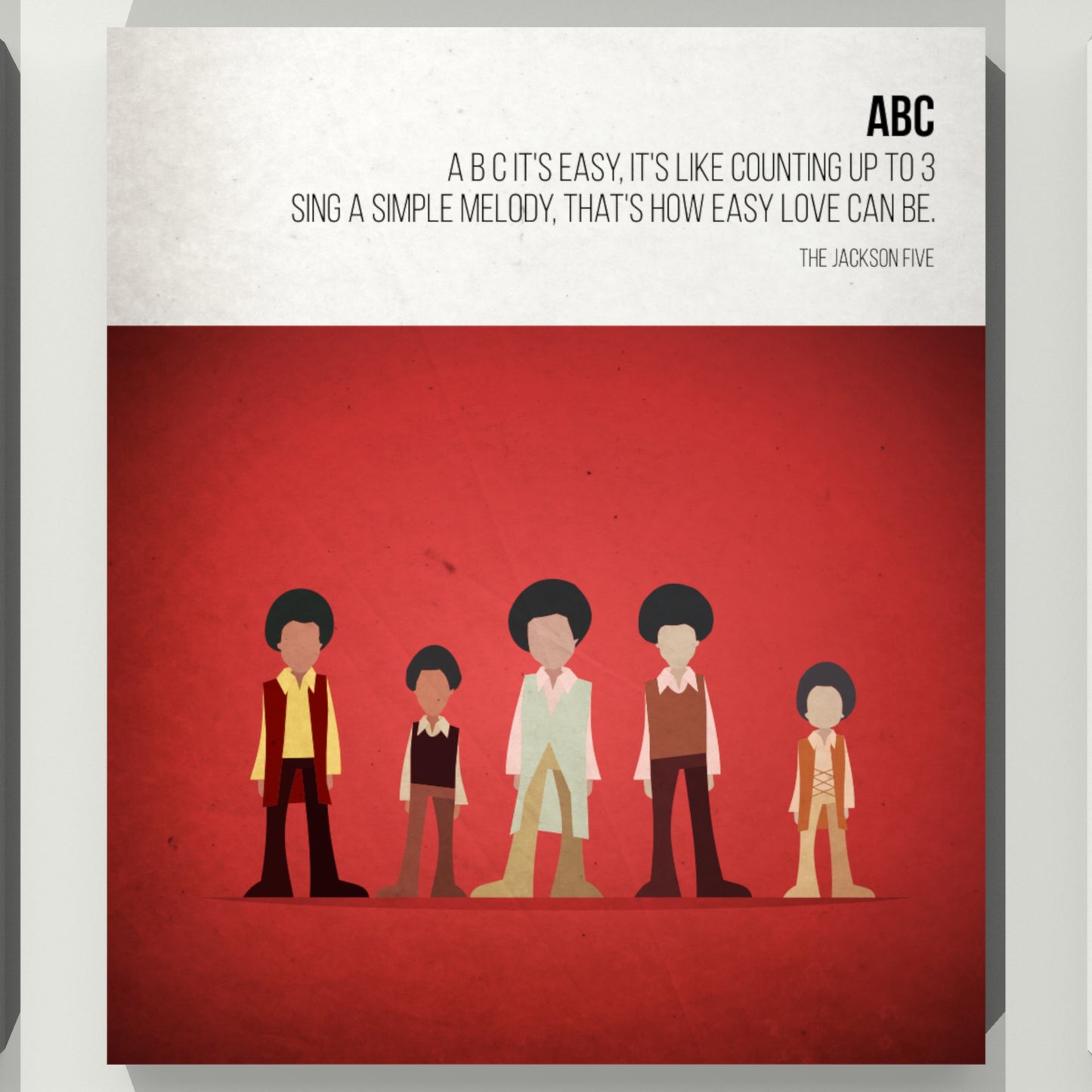 ABC - The Jackson 5 - Beatone Canvas Print 2020