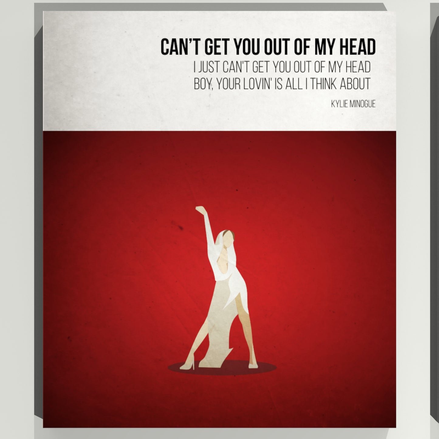 Can't get you out of my head - Kylie Minogue - Beatone Canvas Print 2020