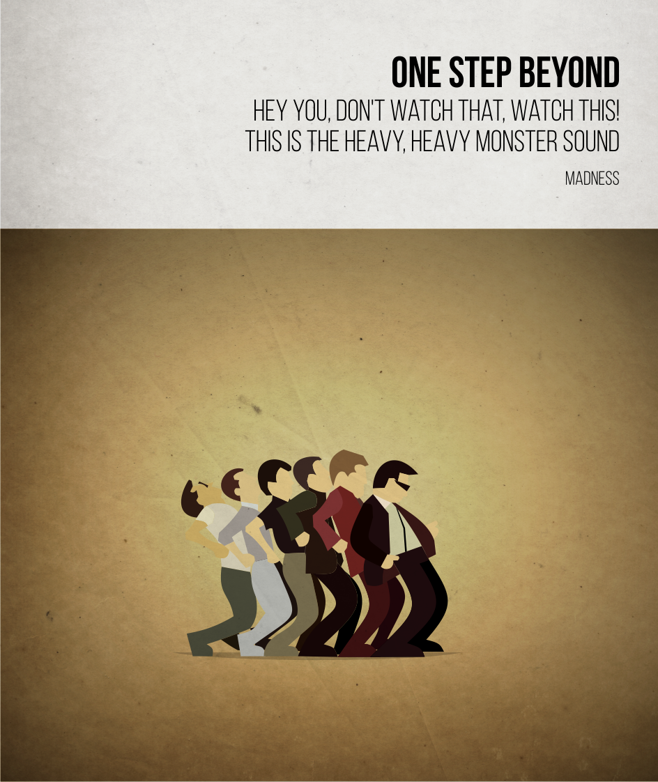 One Step Beyond - Madness - Beatone Canvas Print 2020