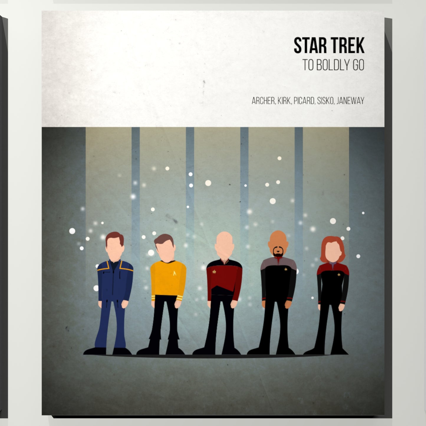 Star Trek - Captains - Beatone Canvas Print 2020