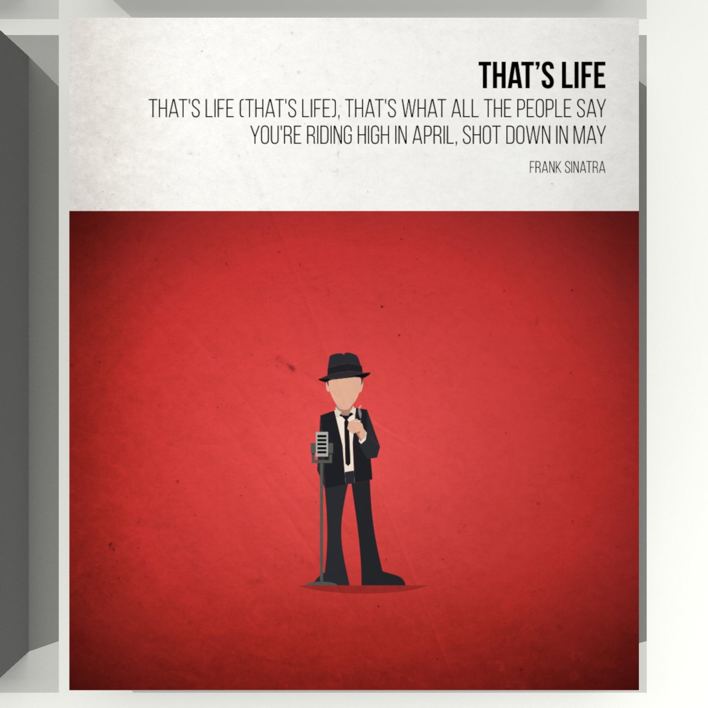 That's Life- Frank Sinatra - Beatone Canvas Print 2020