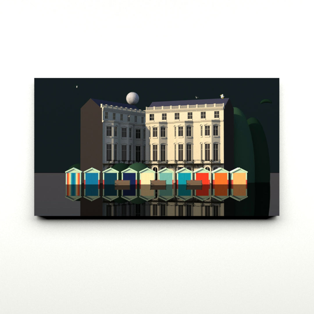 Hove Reflections 001 - Canvas Print
