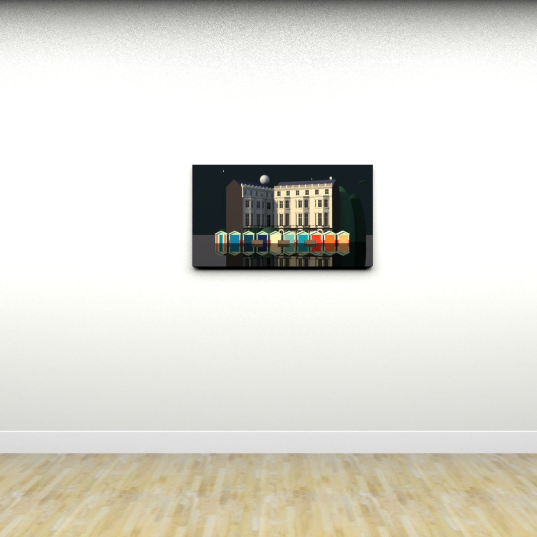 Hove Reflections 001 - Canvas Print