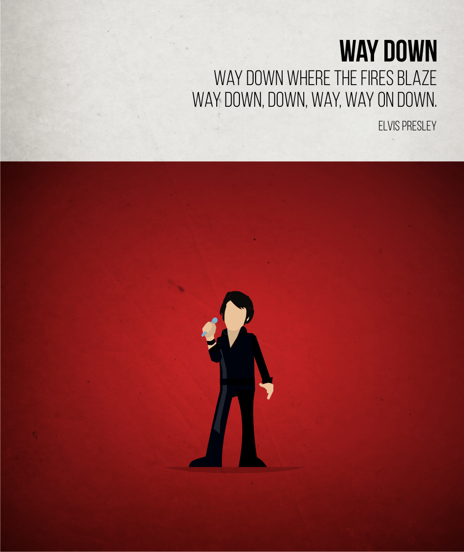 Way Down - Elvis- Beatone Canvas Print 2020