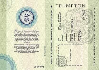 Trumpton 2025 Passport