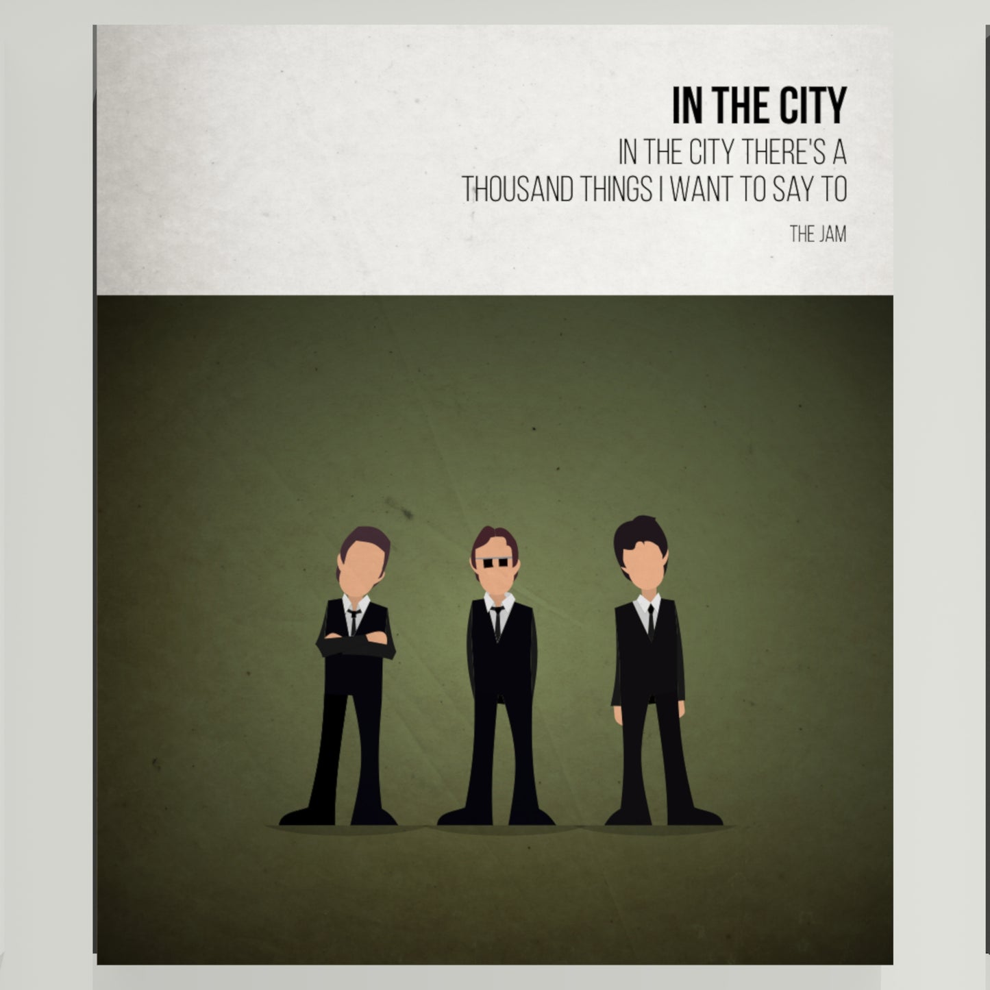 In the City - The Jam - Beatone Canvas Print 2020