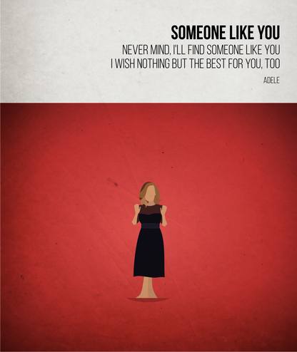 Someone Like You - Adele - Beatone Canvas Print 2020