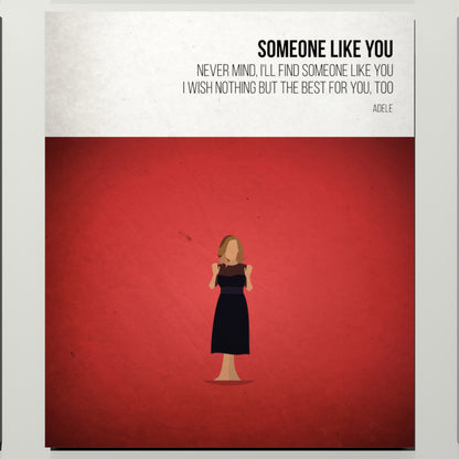 Someone Like You - Adele - Beatone Canvas Print 2020