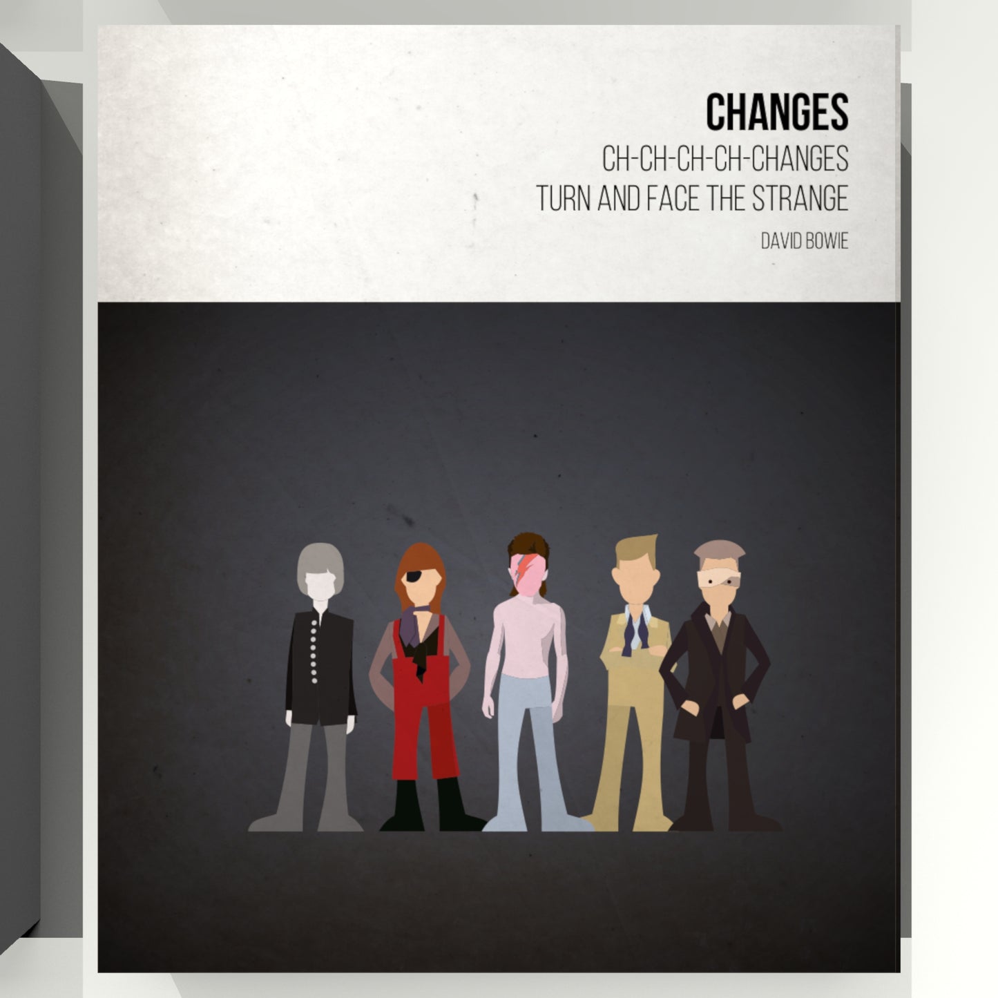 Changes - David Bowie - Beatone Canvas Print 2020