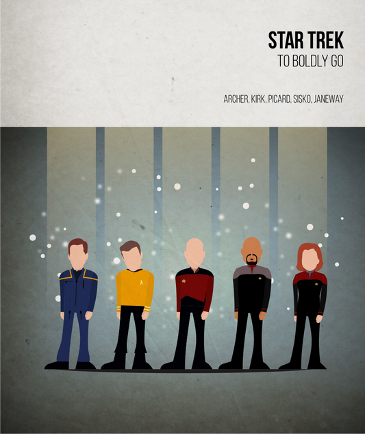 Star Trek - Captains - Beatone Canvas Print 2020