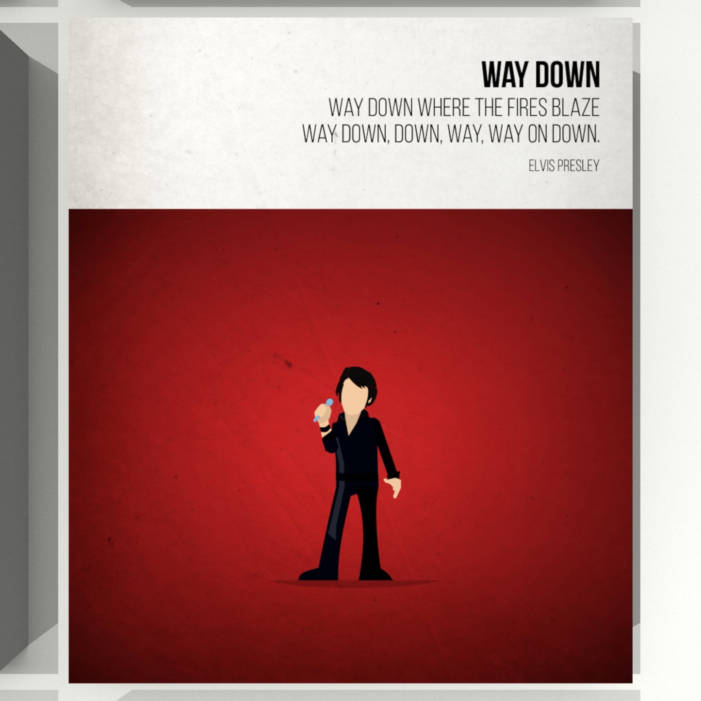 Way Down - Elvis- Beatone Canvas Print 2020