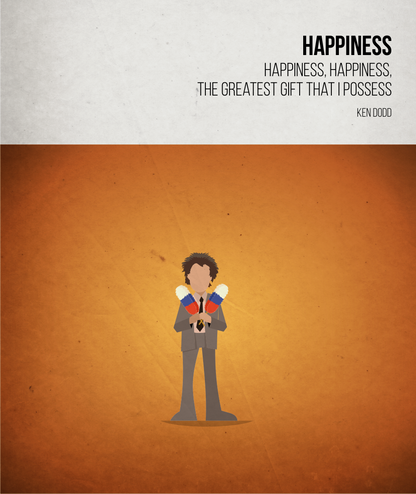 Happiness - Ken Dodd - Beatone Canvas Print 2020